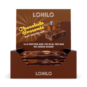 Lohilo Protein Bar - Chocolate Brownie (12x 55g) - OBS! BEDST FØR 21/1-26 - Proteinbars