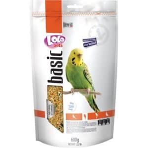 Lolo Pets Budgie food complete 600g resealable