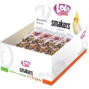 Lolo Pets Smakers fruit box for cockatiel 12 pcs./box