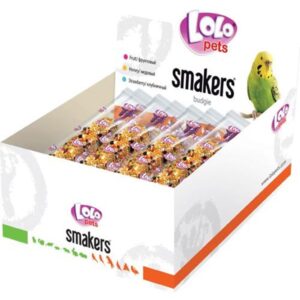 Lolo Pets Smakers strawberry box for budgerigar 12 pcs./box