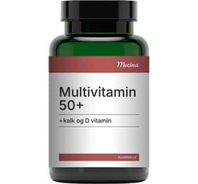 Mezina Multivitamin 50+ Kalk og D vitamin 180 tbl.