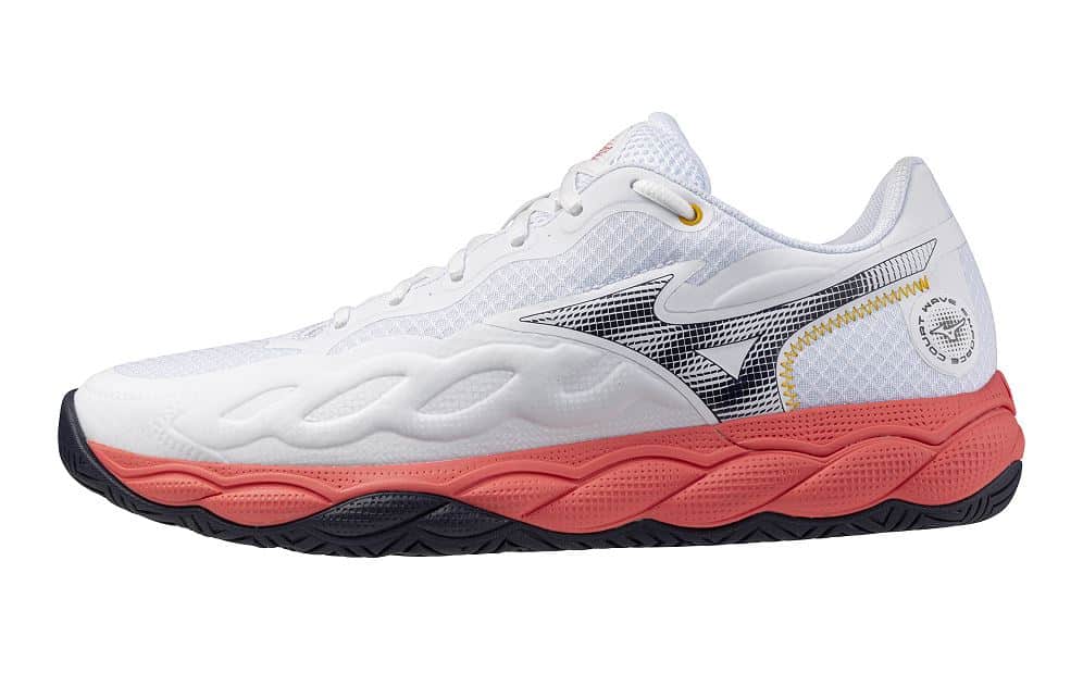 Mizuno Wave Enforce Court AC (U) (White/Baritone Blue/Calypso Core) - 41