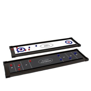 My Hood Shuffleboard - Shuffleboard i god kvalitet med Curling-spil på bagsiden - HURTIG LEVERING!