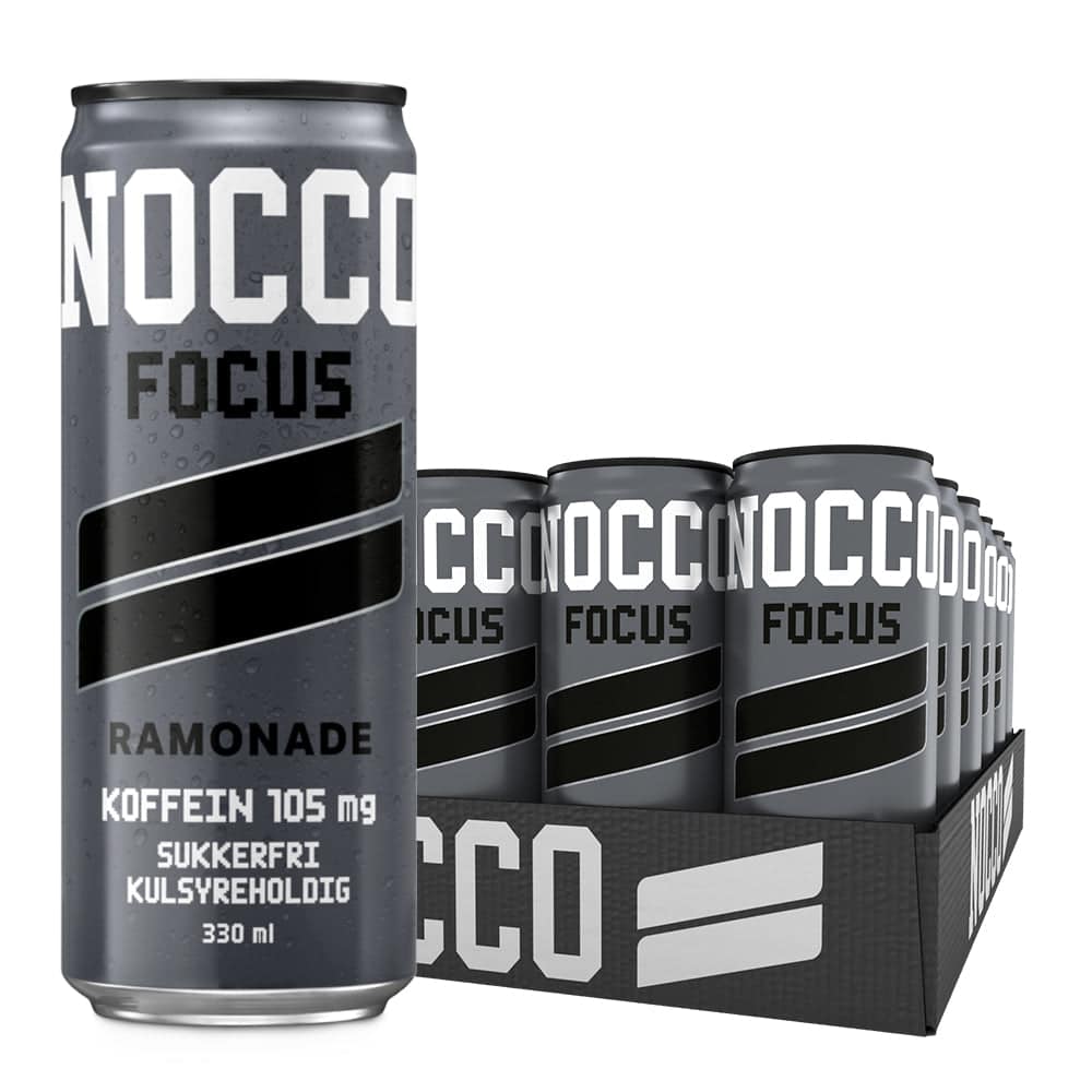 NOCCO Focus - Ramonade (24x 330ml) - Energidrik
