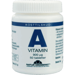 Natur Drogeriet A-vitamin (50 tabletter)