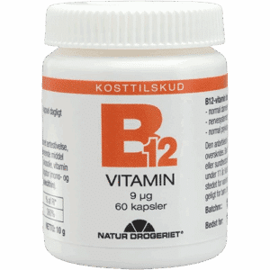 Natur Drogeriet B12 Vitamin 9 ug (60 kapsler)