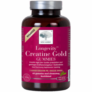 New Nordic Longevity Creatine Gold Gummies (90 stk)