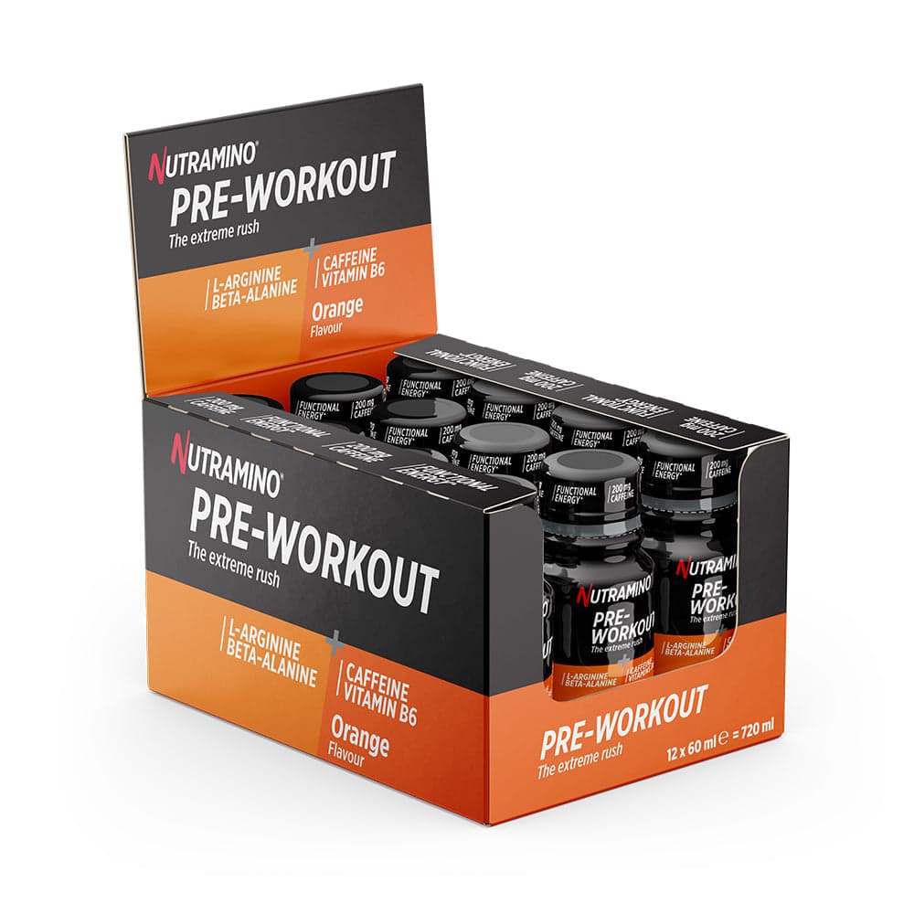 Nutramino Pre-Workout Shot - Orange (12x 60ml) - Pre Workout