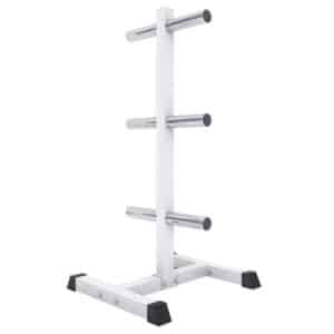 Olympisk vægtskive holder (hvid)