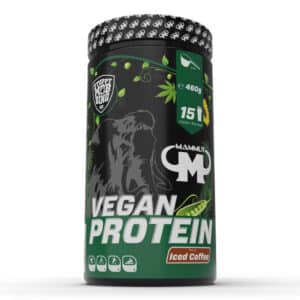 Plantebaseret VEGANSK PROTEIN - ISKAFFE - 460 G DÅSE