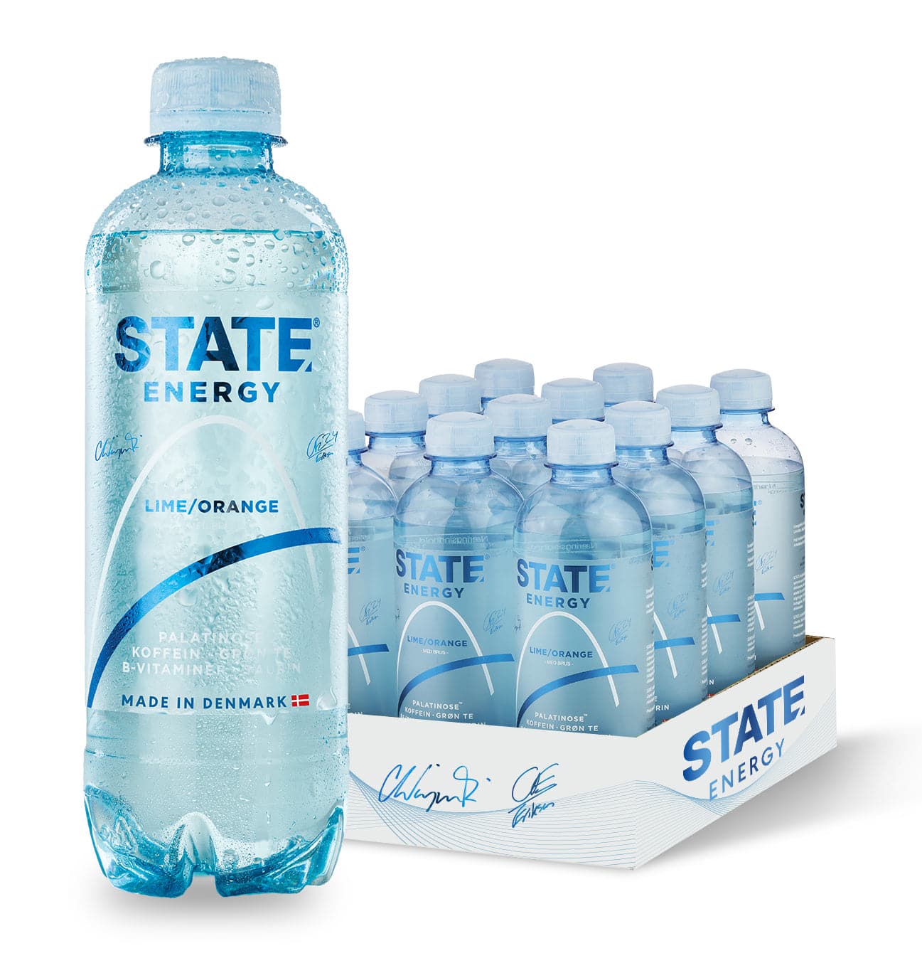 STATE Energy - Lime/Orange (12x 400ml) - Sportsdrik