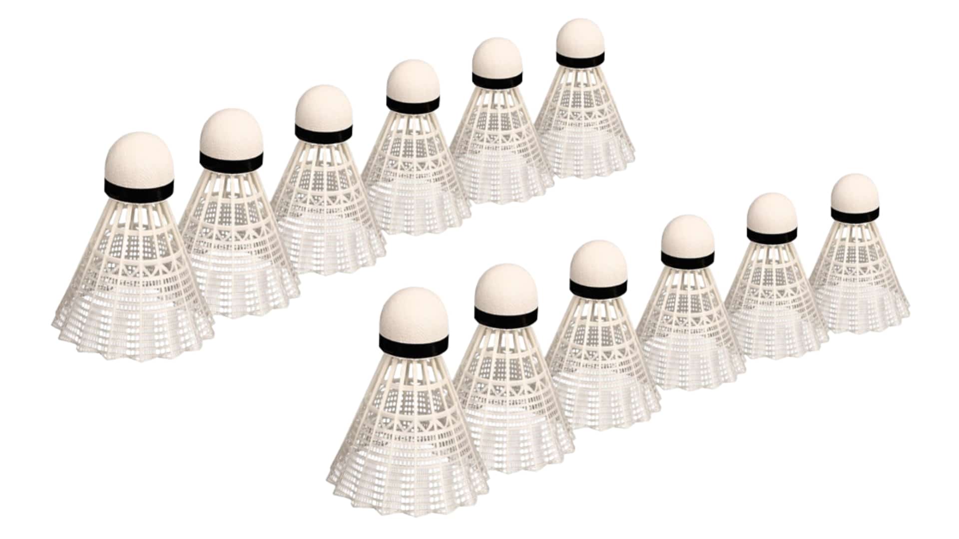 Speed Control Nylon - FRI FRAGT - 12 stk. badmintonbolde m. korkspids