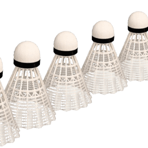 Speed Control Nylon - FRI FRAGT - 6 stk. badmintonbolde m. korkspids