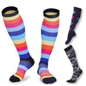 Støttestrømper / kompressionsstrømper - sæt med 3 par - - S/M