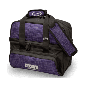 Storm 2-Ball Tote DLX Abstract - Bowlingtaske til 2 kugler og sko - Purple/Black - HURTIG LEVERING