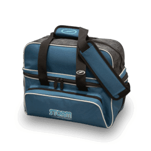 Storm 2-Ball Tote DLX Steel - Bowlingtaske til 2 kugler og sko - Blue/Black - HURTIG LEVERING