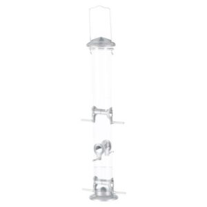 Trixie Feeding column plastic/metal 1.300 ml/53 cm silver