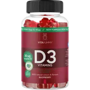 VitaYummy Vitamin D3 Raspberry 60 Pieces