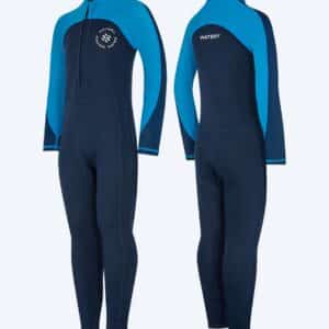 Watery UV våddragt til børn - Calypso Full-Body - Blå/mørkeblå - Våddragt til paddleboard/SUP