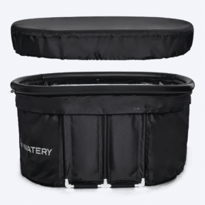 Watery oppustelig isbad - Hero Max - Sort