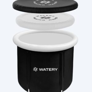 Watery oppustelig isbad - Hero - Sort