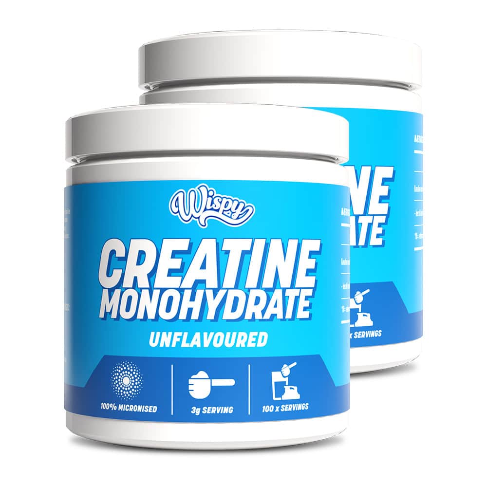 Wispy Creatine Monohydrate (2x300g) – Kreatin til øget styrke & muskelvækst