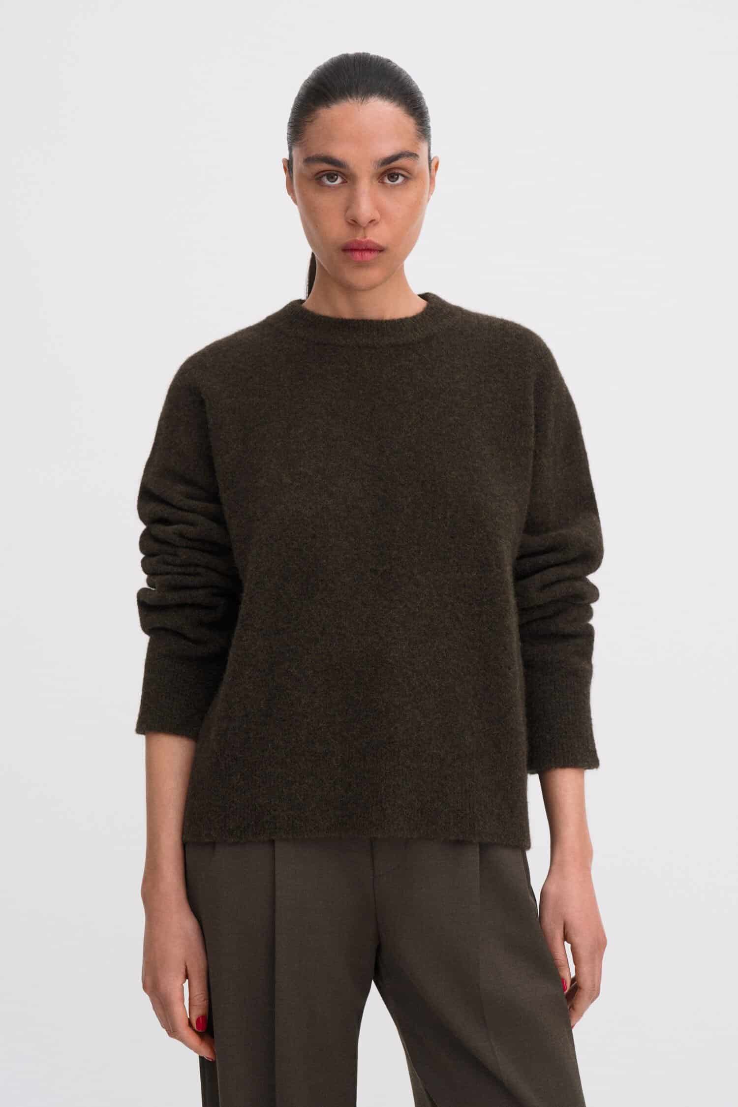 Wool yak Crewneck Sweater