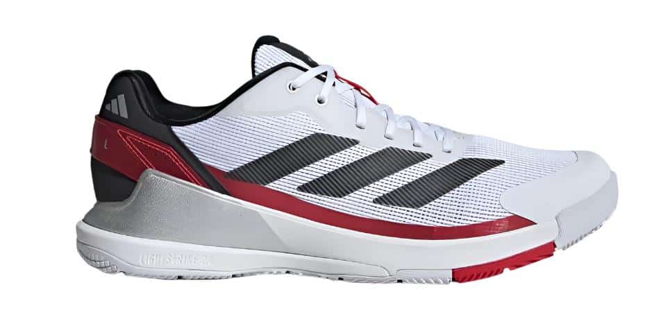 Adidas Crazyquick LS Padelsko (Cloud White/Core Black/Lucid Red) - 46 2/3
