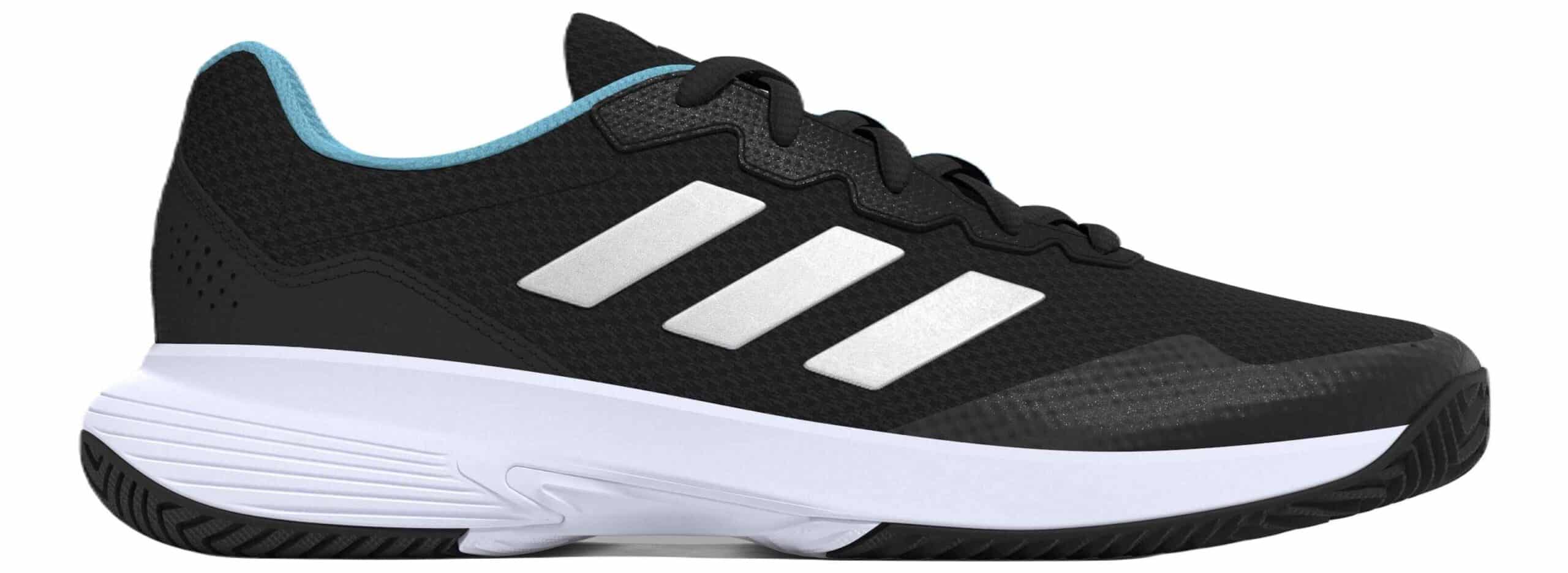Adidas Gamecourt 2 AC Padelsko (Dame, Sort/Turkis) - 40