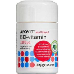 Apovit B12-vitamin 1000 mikg 90 stk