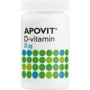 Apovit D3-Vitamin 25 µg 200pcs 200 stk