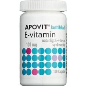 Apovit E-vitamin 100 mg 100 stk