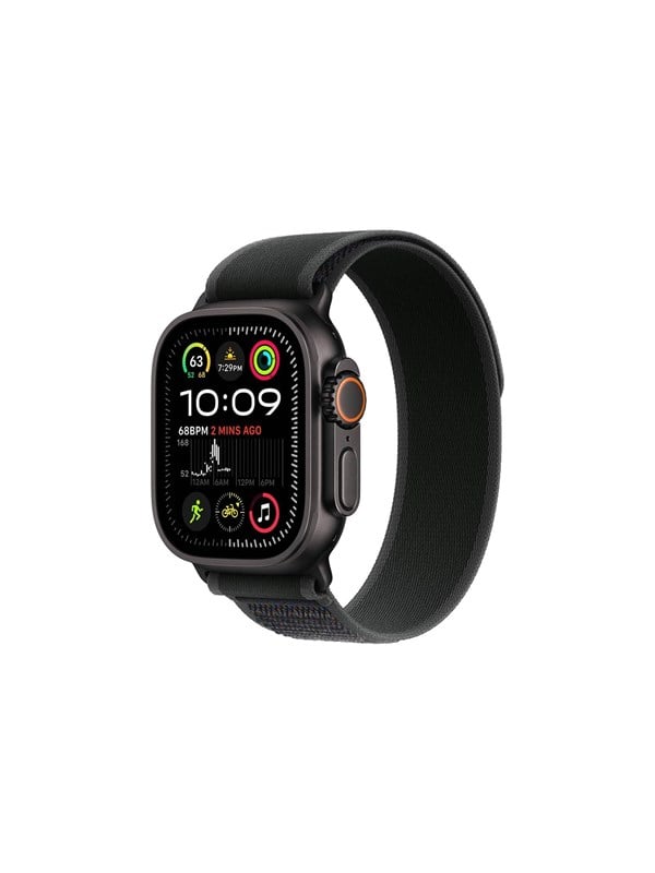 Apple Watch Ultra 2 GPS + Cellular 49mm - Black Titanium Case with Black Trail Loop - M/L