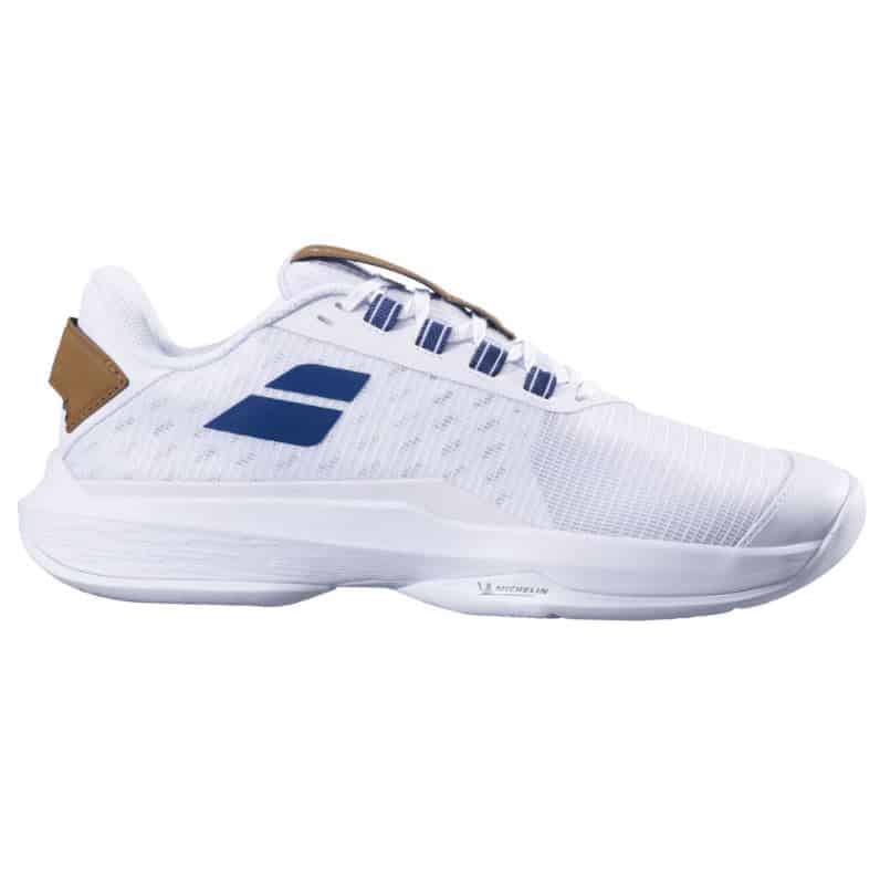 Babolat Jet Tere 2 All Court Wimbledon Men (White/Blue Navy) - 42.5