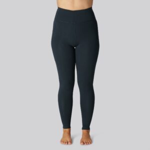 Bambus fitness tights i navy til damer