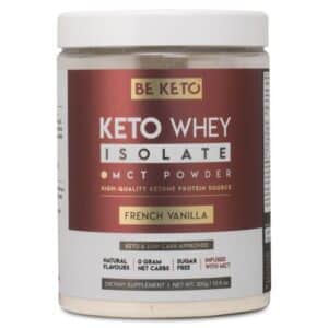 BeKeto KETO Whey + MCT, French Vanilla, 300 g