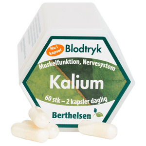 Berthelsen Kalium 300 mg - 60 kaps.