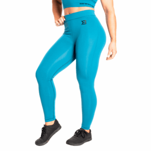 Better Bodies Rockaway Leggings Dark Turquoise - Træningstøj til Kvinder