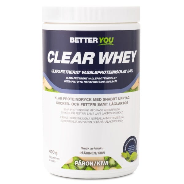 Better You Clear Whey, Pære/Kiwi, 400 g