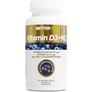 Better You Vitamin D3+K2 60 stk