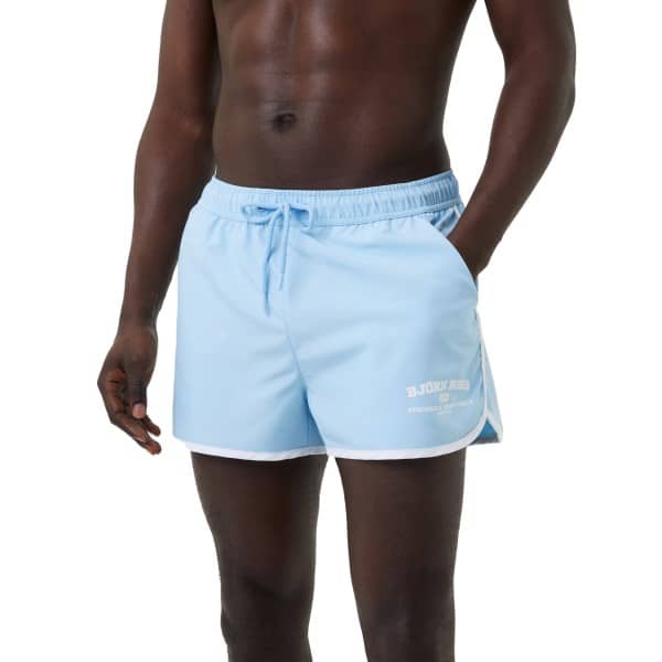 Björn Borg Retro Swim Shorts, , Airy Blue
