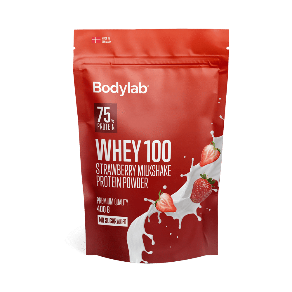 Bodylab Whey 100 Proteinpulver Strawberry Milkshake (2,4kg)