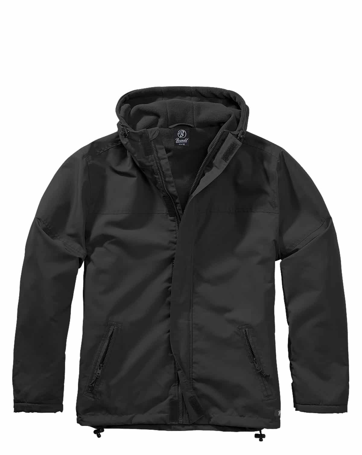 Brandit Windbreaker m. Lynlås Sort - M