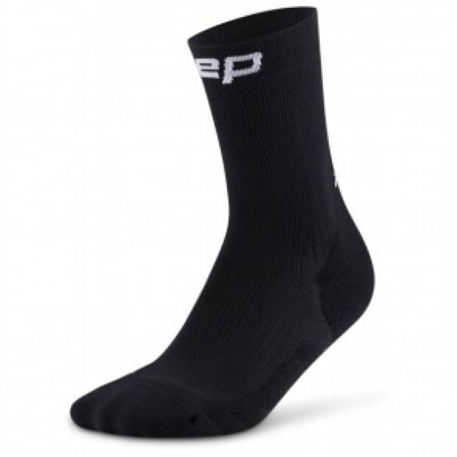 CEP Core Run Socks Mid Cut 5.0, løbestrømper, herre, sort