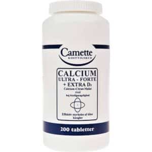 Camette Calcium Ultra Forte + Vitamin D3 10mg 200 stk