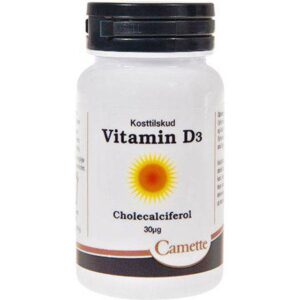 Camette Vitamin D3 30µg 180 stk