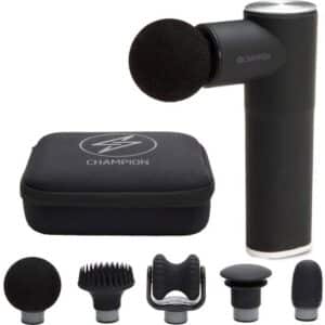 Champion Massagepistol Compact Power 3300RPM 1800mAh MG400 Sort/Sølv