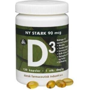 DFI D3 Vitamin 90mcg 120 stk