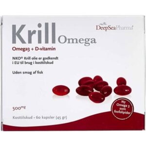 DeepSeaPharma Krill Omega 3 + D-Vitamin 60pcs 60 stk