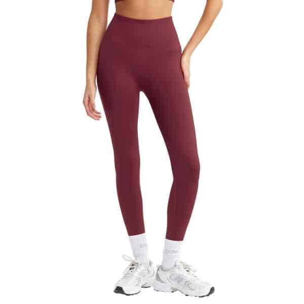 Drop Of Mindfulness Signature Seamless Tights, L, Ruby Wine